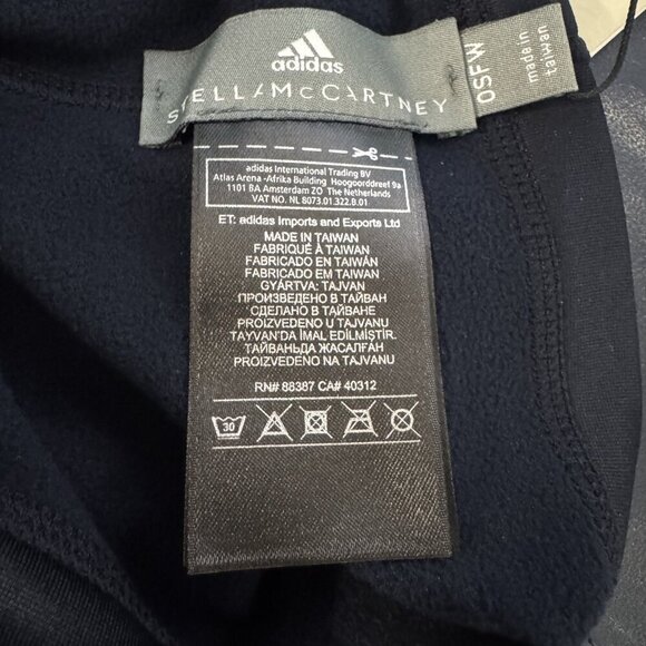 Stella McCartney Adidas Black run neckwarmer NWT One Size womens neck warmer - Picture 5 of 10